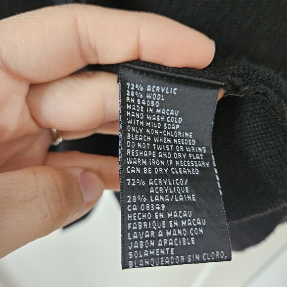 Kasper Women's Black Cardigan Sweater - Picture 4 of 4